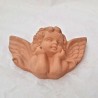 Winged angel terracotta to hang Cm.17