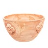 Perugia Bowl with rosette terracotta handmade