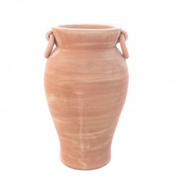 Terracotta amphora umbrella stand with handles handmade A model