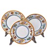 Servizio piatti tavola ceramica maiolica Deruta raffaellesco