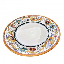 Piatto tavola ceramica maiolica Deruta raffaellesco