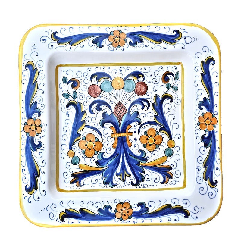 Pirofila da forno ceramica maiolica Deruta ricco Deruta Giallo