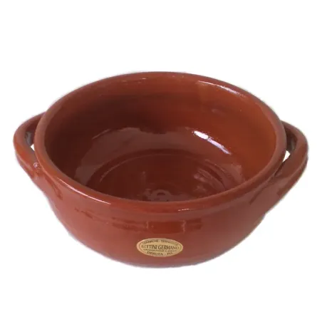 Terracotta skillet handmade