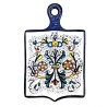 Cutting board majolica ceramic Deruta rich Deruta blue