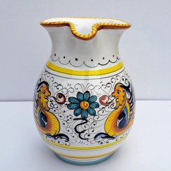 Brocca ceramica maiolica Deruta raffaellesco