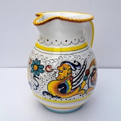 Brocca ceramica maiolica Deruta raffaellesco